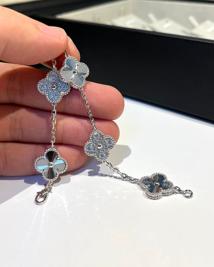 [⭐Sparkve] CLOVER 5 MOTIF LASER BRACELET COLLECTION