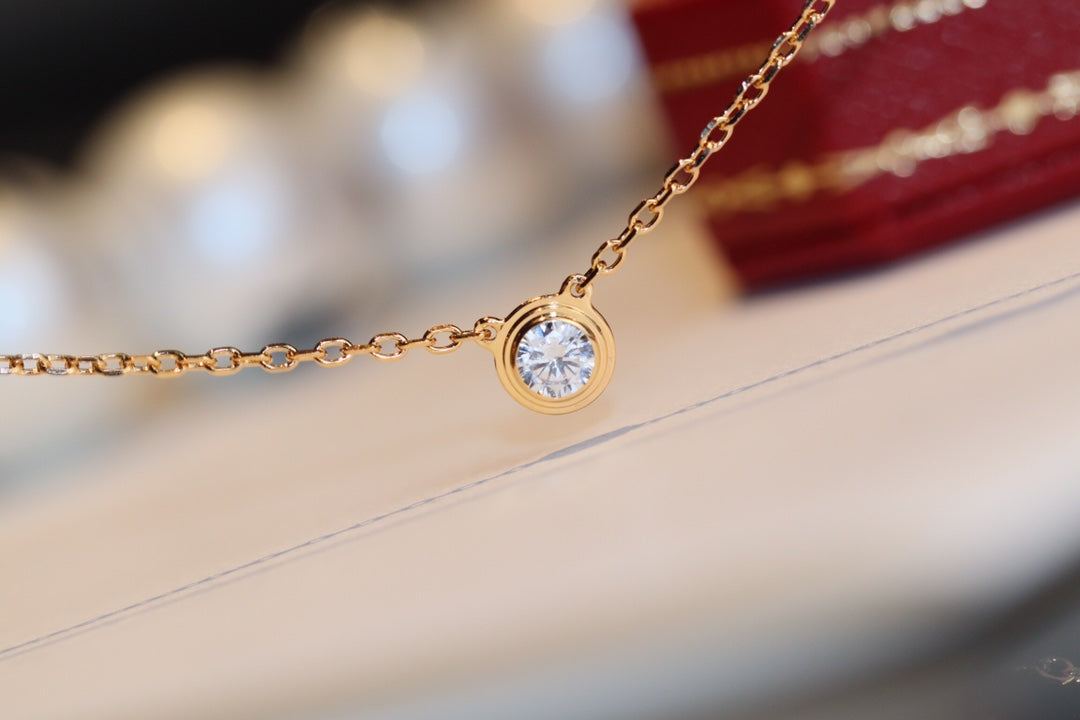[⭐Sparkve]DAMOUR DIAMOND NECKLACE
