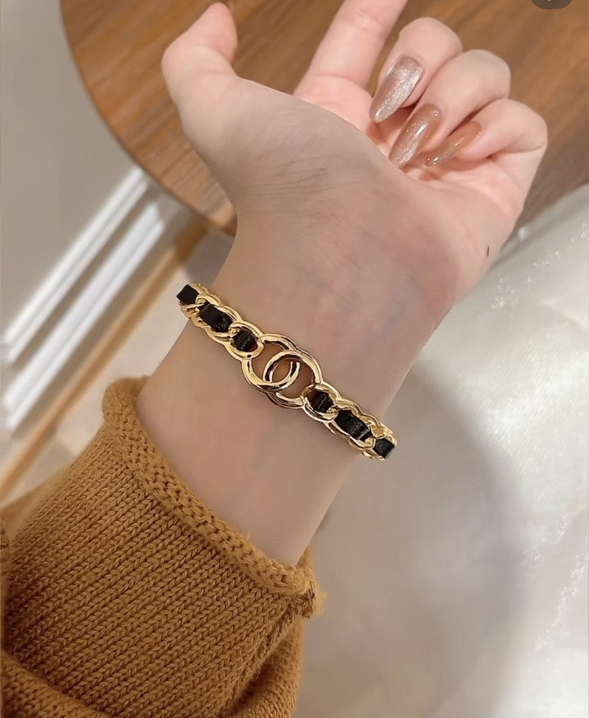 [⭐Sparkve]Double C Open Bangle