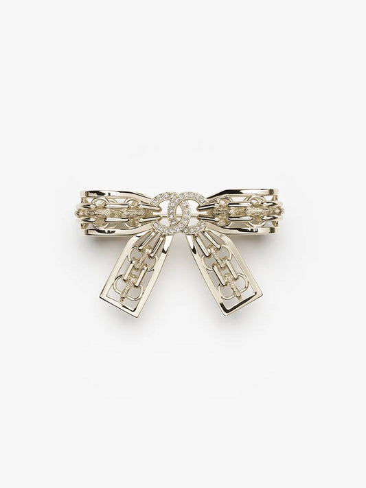 [⭐Sparkve]25K Hollow Bow Brooch