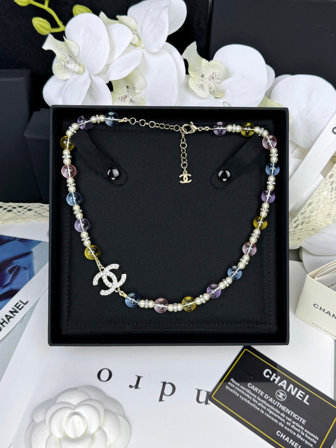 [⭐Sparkve]26C New Spring Collection Colorful Transparent Resin Necklace