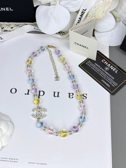 [⭐Sparkve]26C New Spring Collection Colorful Transparent Resin Necklace