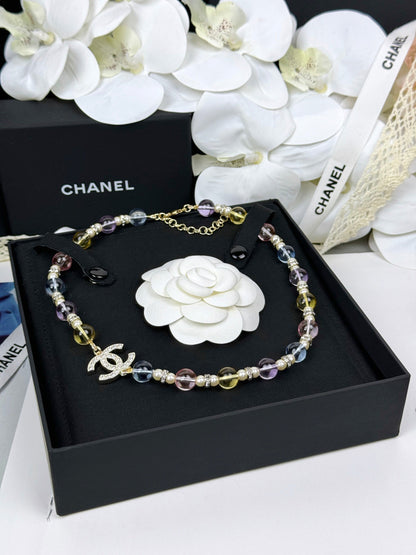 [⭐Sparkve]26C New Spring Collection Colorful Transparent Resin Necklace