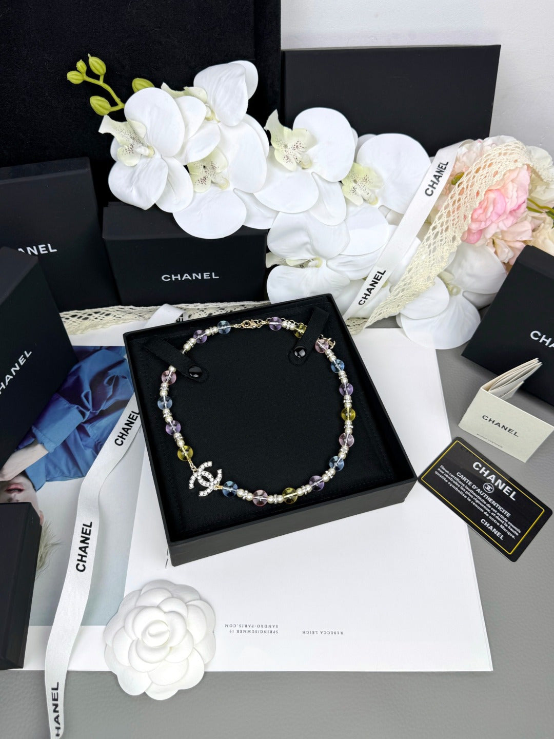 [⭐Sparkve]26C New Spring Collection Colorful Transparent Resin Necklace