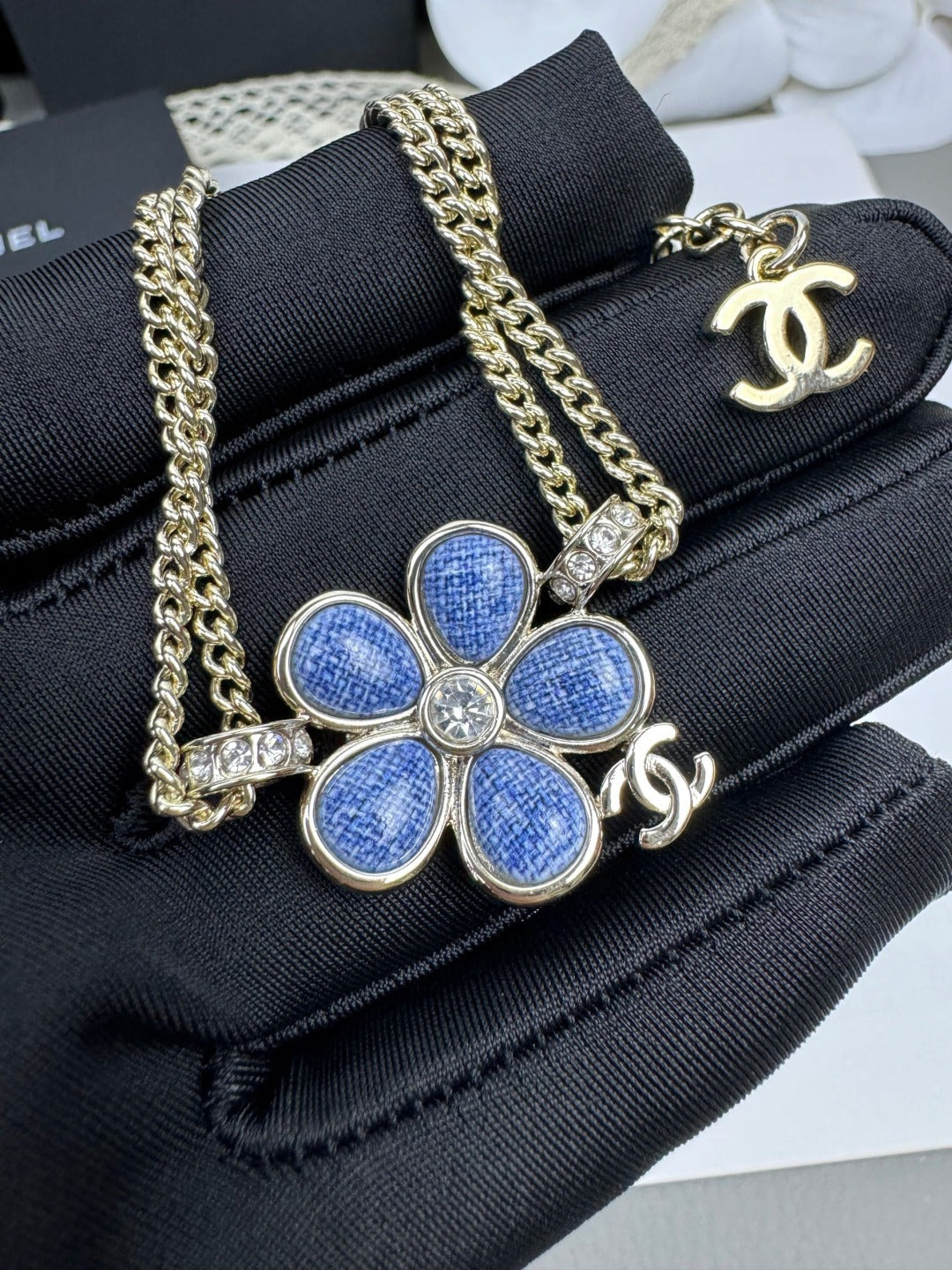 [⭐Sparkve]VOLTE New Blue Floral Double-Layer Bracelet