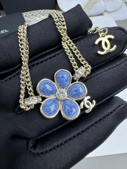 [⭐Sparkve]VOLTE New Blue Floral Double-Layer Bracelet
