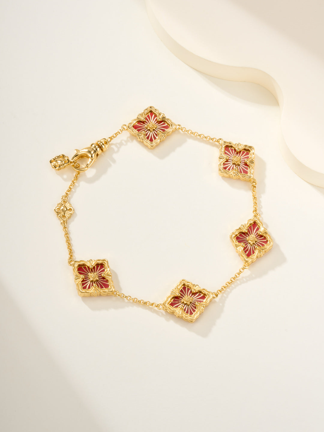 [⭐Sparkve]B.C.L ENAMELED Five-Flower Bracelet（Various Colors)