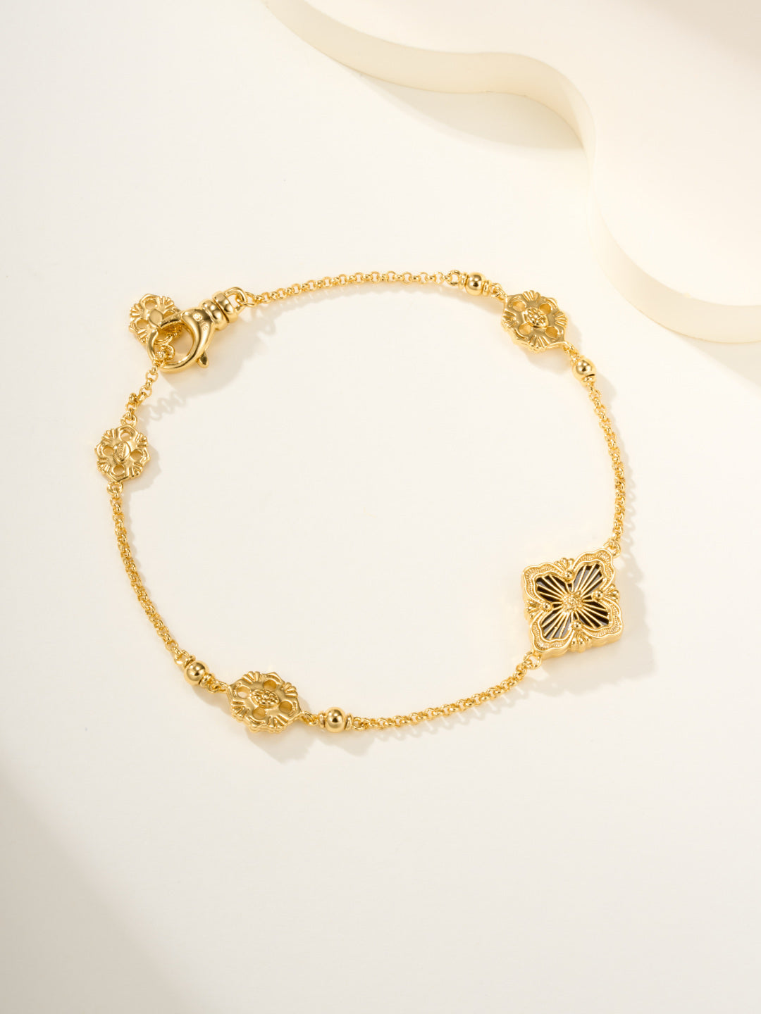[⭐Sparkve]B.C.L ENAMELED One-Flower Bracelet（Various Colors)