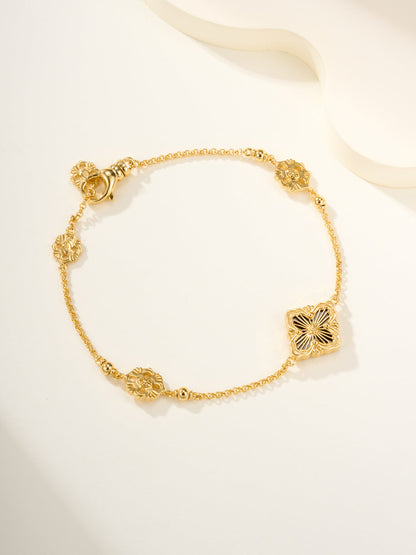 [⭐Sparkve]B.C.L ENAMELED One-Flower Bracelet（Various Colors)