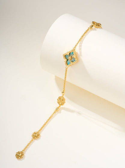 [⭐Sparkve]B.C.L ENAMELED One-Flower Bracelet（Various Colors)