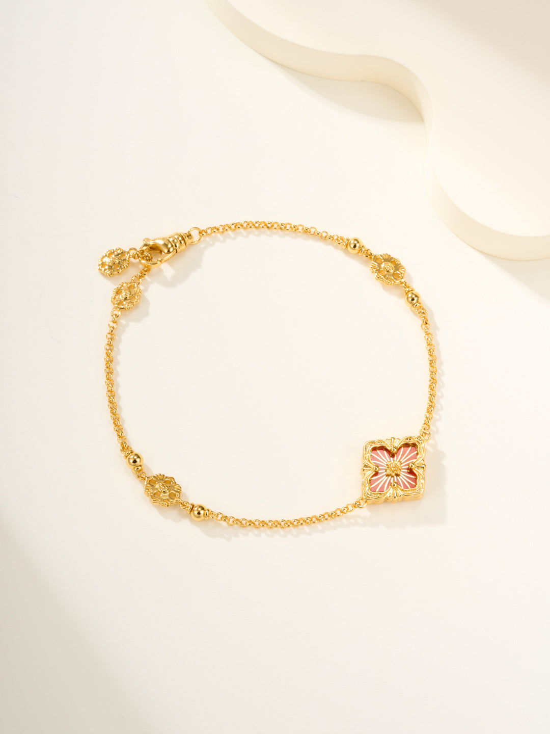 [⭐Sparkve]B.C.L ENAMELED One-Flower Bracelet（Various Colors)