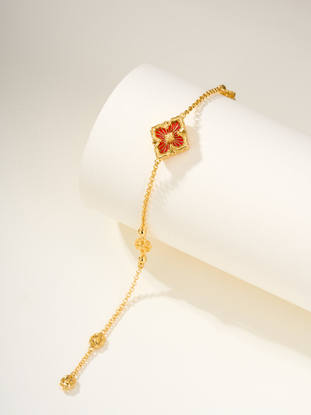 [⭐Sparkve]B.C.L ENAMELED One-Flower Bracelet（Various Colors)