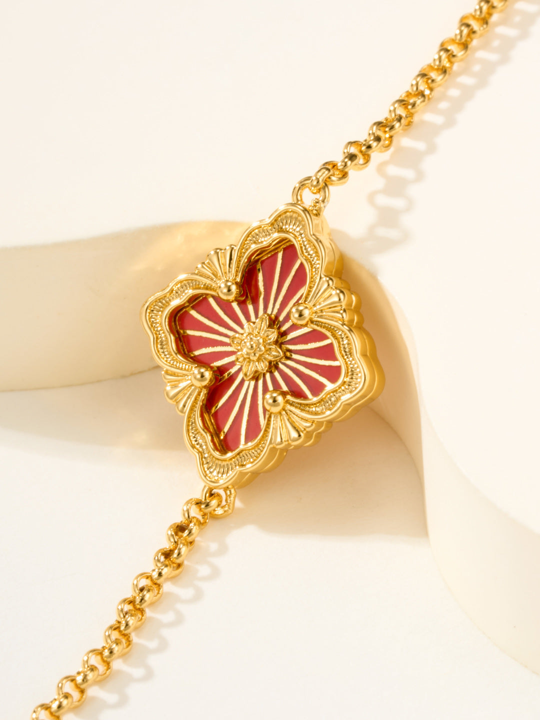 [⭐Sparkve]B.C.L ENAMELED One-Flower Bracelet（Various Colors)