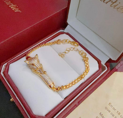 [⭐Sparkve Jewelry] PANTHERE  BRACELET DIAMONDS
