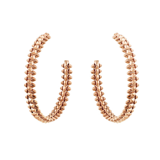 [⭐Sparkve]CLASH LARGE HOOP EARRINGS