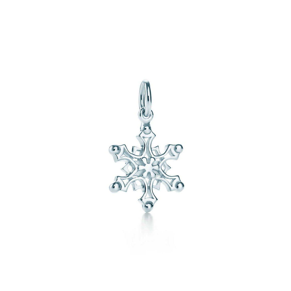 [⭐Sparkve Jewels]STERLING SILVER SNOWFLAKE PENDANT NECKLACE