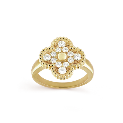 [⭐Sparkve]CLOVER DIAMOND RING