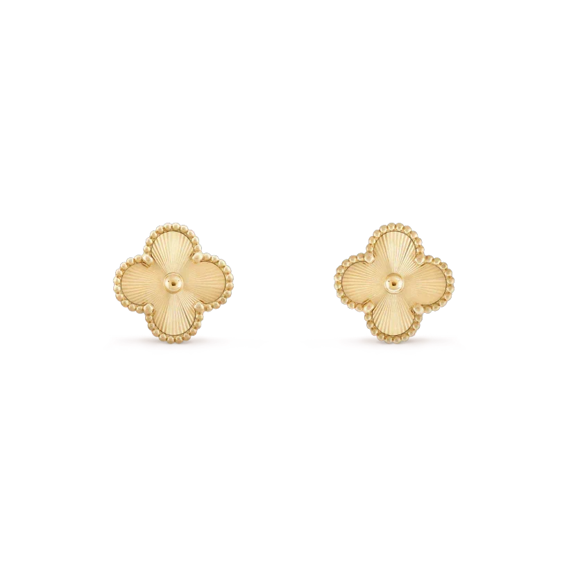 [⭐Sparkve]CLOVER MINI 9.5MM LASER EARRINGS