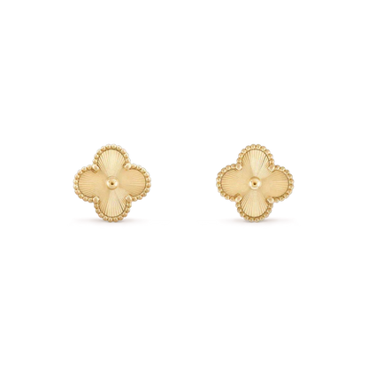 [⭐Sparkve]CLOVER MINI 9.5MM LASER EARRINGS