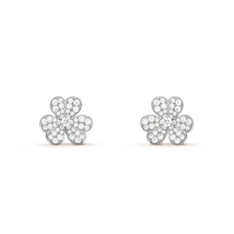[⭐Sparkve]CLOVER COMOS DIAMOND EARRINGS SILVER