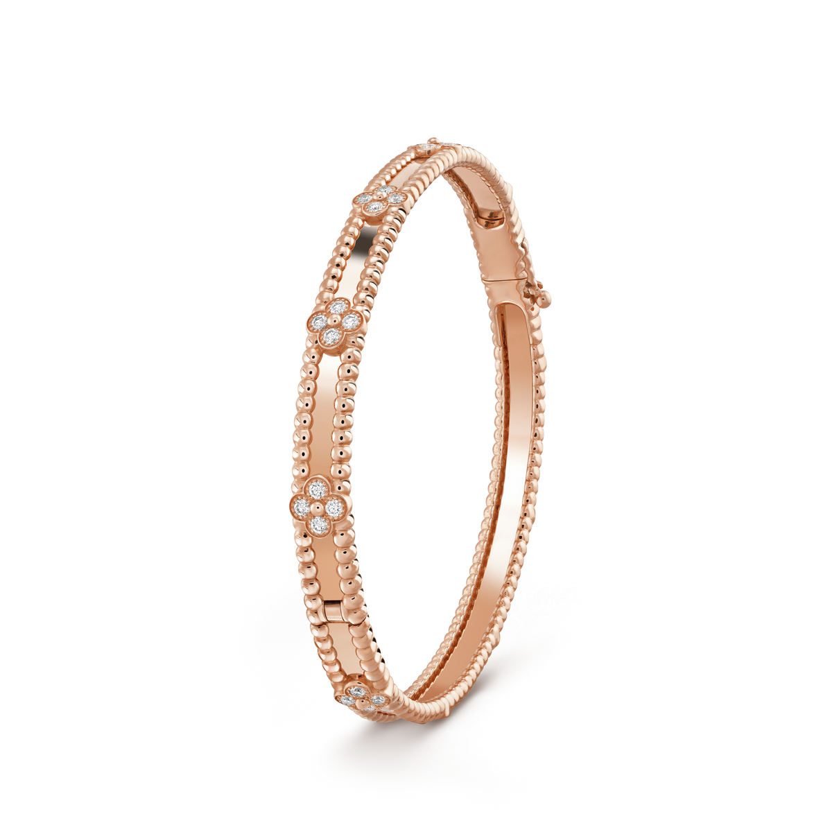 [⭐Sparkve]CLOVER BRACELET 4MM DIAMONDS