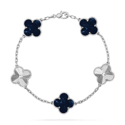 [⭐Sparkve]CLOVER 5 MOTIF PIETERSITE BRACELET COLLECTION