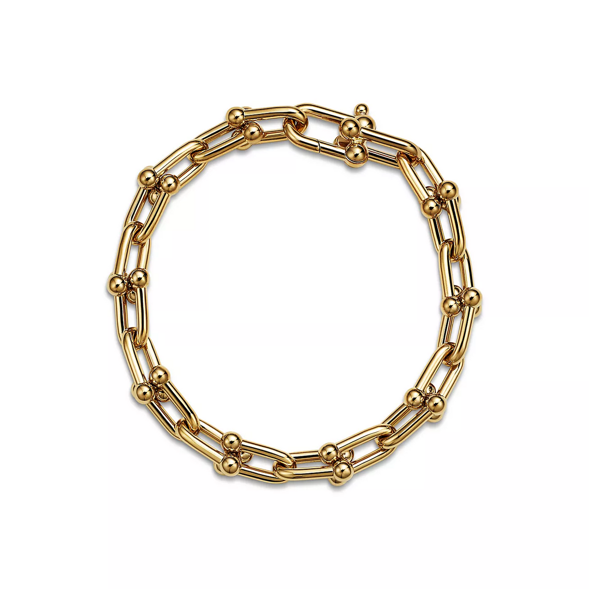 [⭐Sparkve Jewels]HARDWEAR MEDIUM LINK 20 MOTIF GOLD BRACELET