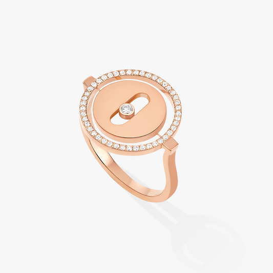 [⭐Sparkve]Demo MOVE PINK GOLD DIAMOND RING