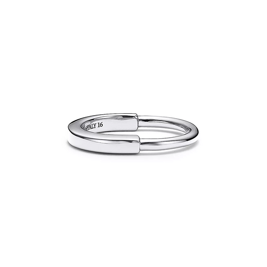 [⭐Sparkve Jewels]LOCK RING SILVER
