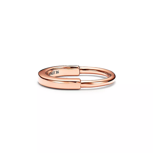 [⭐Sparkve Jewels]LOCK RING PINK GOLD