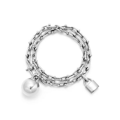 [⭐Sparkve Jewels]HARDWEAR SMALL WRAP SILVER BRACELET