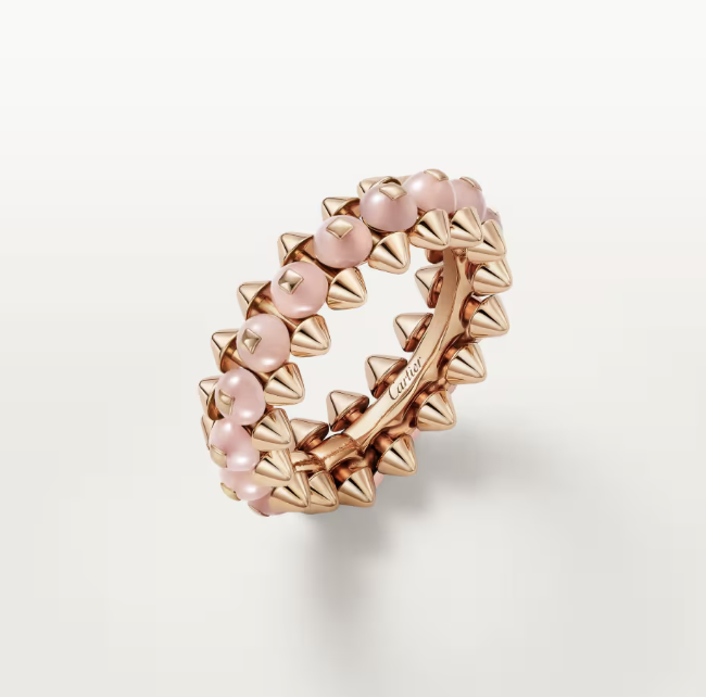 [⭐Sparkve]CLASH ELEGANT ROSE GOLD RING FEATURING NATURAL AGATE