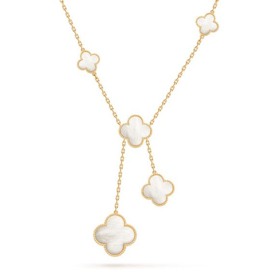[⭐Sparkve]CLOVER MOTHER OF PEARL NECKLACE 6 MOTIF