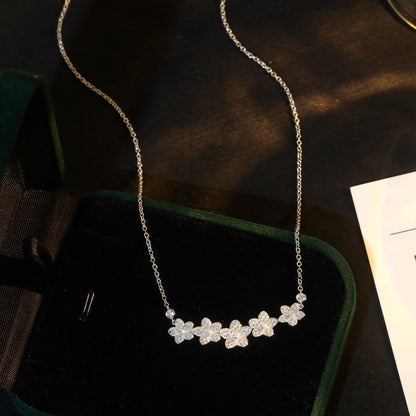 [⭐Sparkve Jewels]]wild flower diamond line pendant