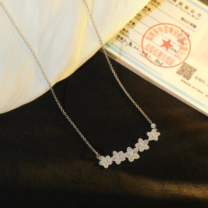 [⭐Sparkve Jewels]]wild flower diamond line pendant