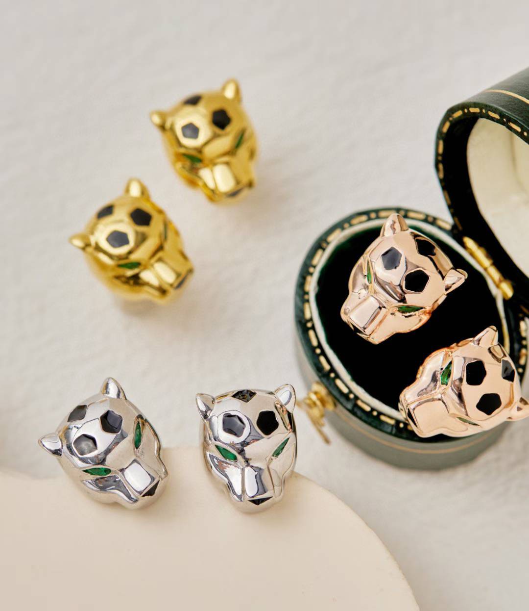 [⭐Sparkve]CHRRTAH-PRINT STUD EARRINGS, THREE COLORS