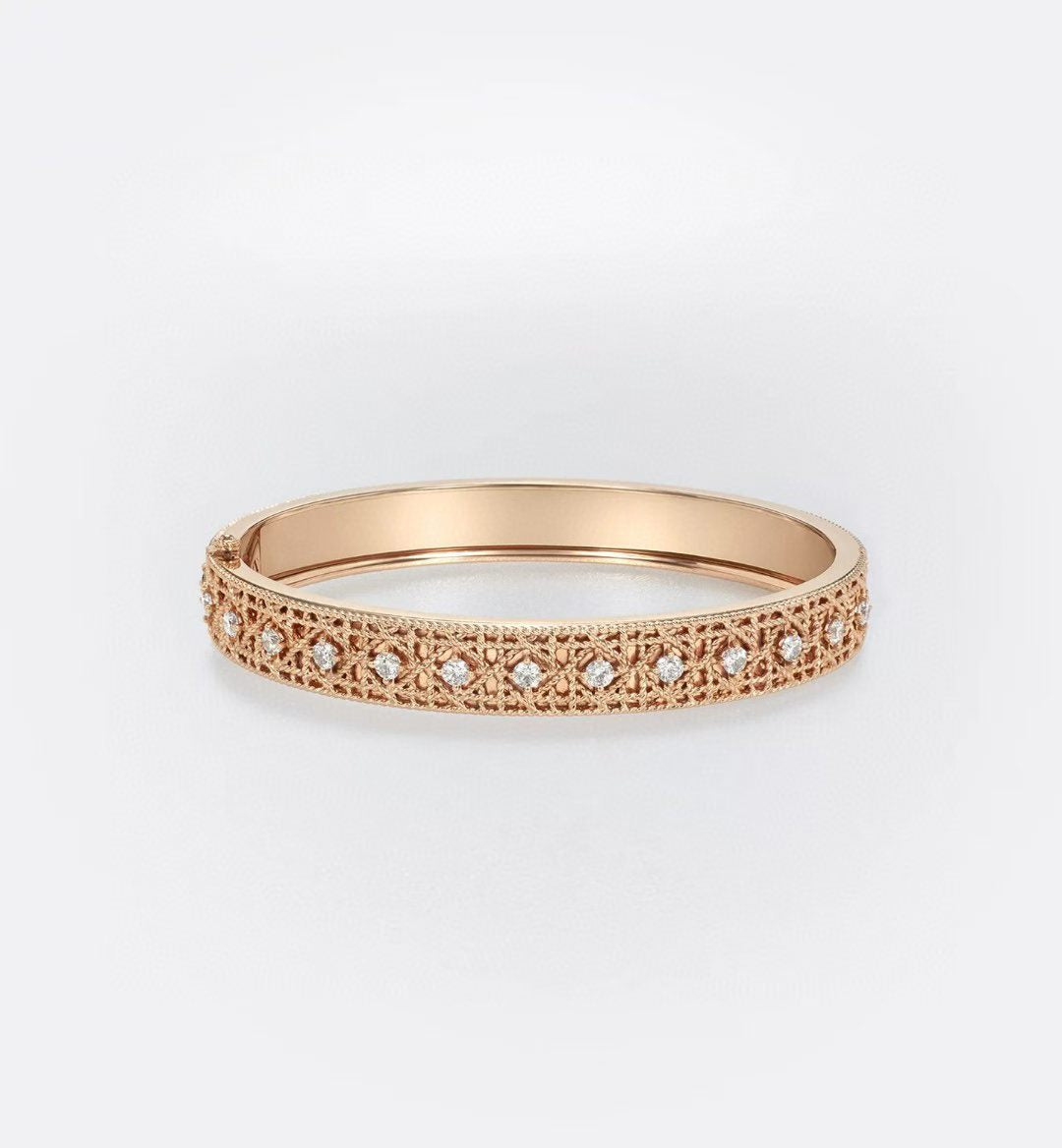 [⭐Sparkve]2026 WOVEN-PATTERN BRACELET SET WITH FULL DIAMOND INLAY THREE-COLORS