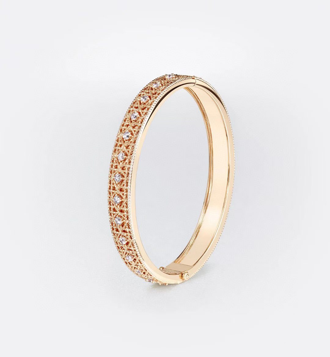 [⭐Sparkve]2026 WOVEN-PATTERN BRACELET SET WITH FULL DIAMOND INLAY THREE-COLORS
