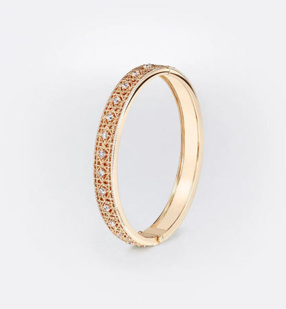 [⭐Sparkve]2026 WOVEN-PATTERN BRACELET SET WITH FULL DIAMOND INLAY THREE-COLORS