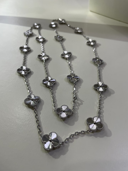 [⭐Sparkve]CLOVER 20 MOTIFS SILVER LASER