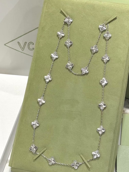 [⭐Sparkve]CLOVER 20 MOTIFS SILVER LASER