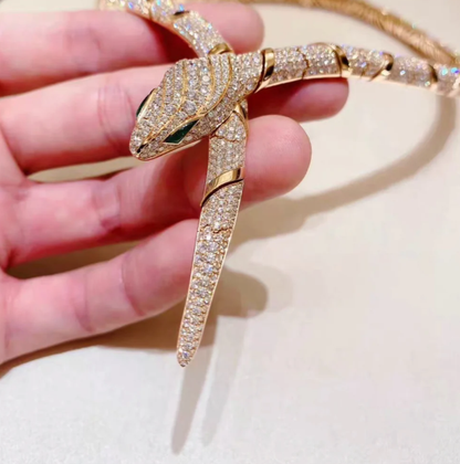 [⭐Sparkve]HAUTE COUTURE GOLD SERPENTI NECKLACE