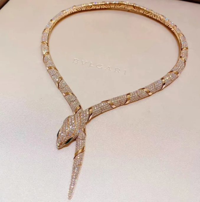 [⭐Sparkve]HAUTE COUTURE GOLD SERPENTI NECKLACE