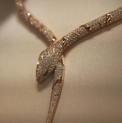 [⭐Sparkve]HAUTE COUTURE GOLD SERPENTI NECKLACE