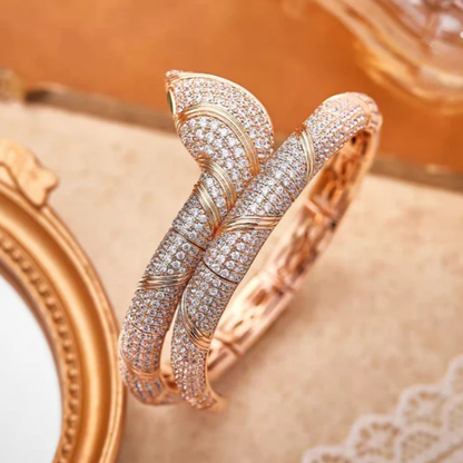 [⭐Sparkve]HAUTE COUTURE GOLD SERPENTI BRACELET