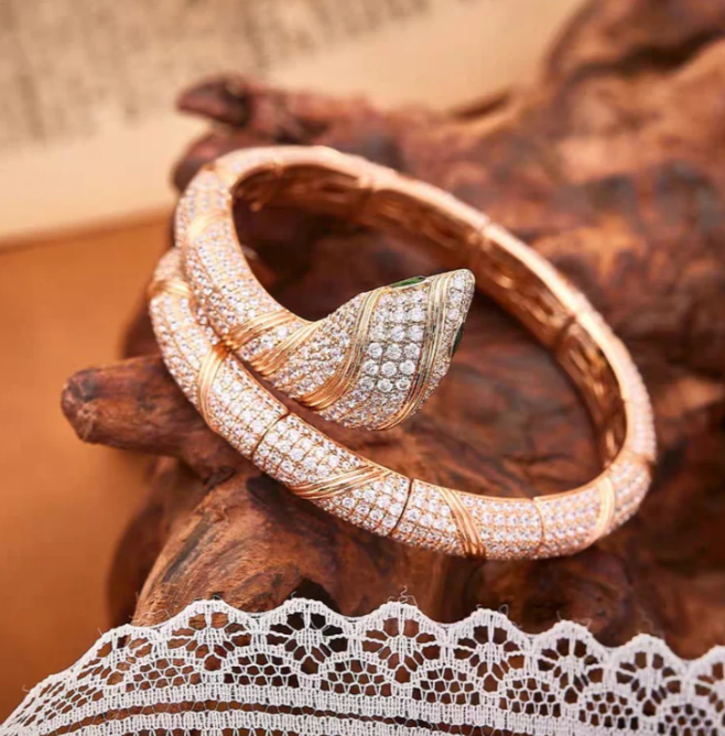 [⭐Sparkve]HAUTE COUTURE GOLD SERPENTI BRACELET