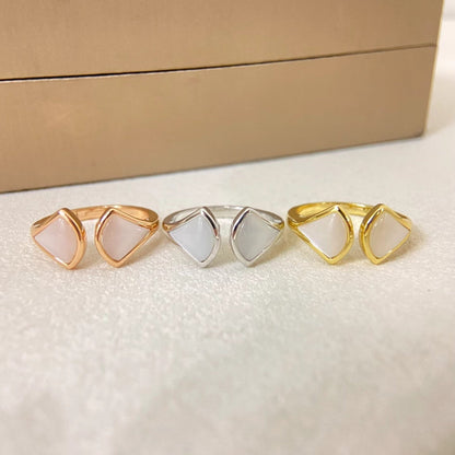 [⭐Sparkve]DOUBLE SKIRT PATTERN OPEN RING