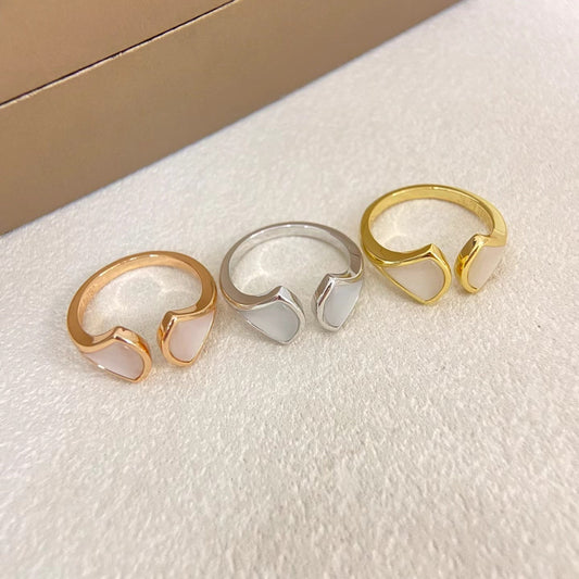 [⭐Sparkve]DOUBLE SKIRT PATTERN OPEN RING