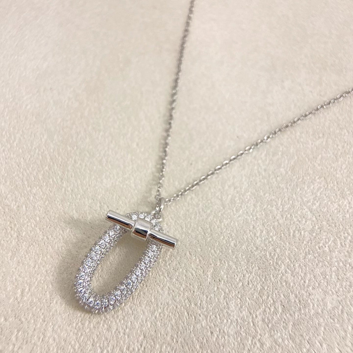 [⭐Sparkve]HM DIAMOND NECKLACE