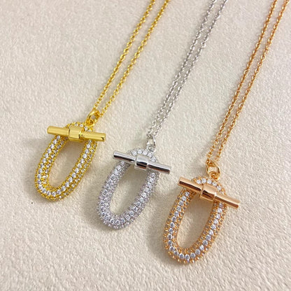 [⭐Sparkve]HM DIAMOND NECKLACE